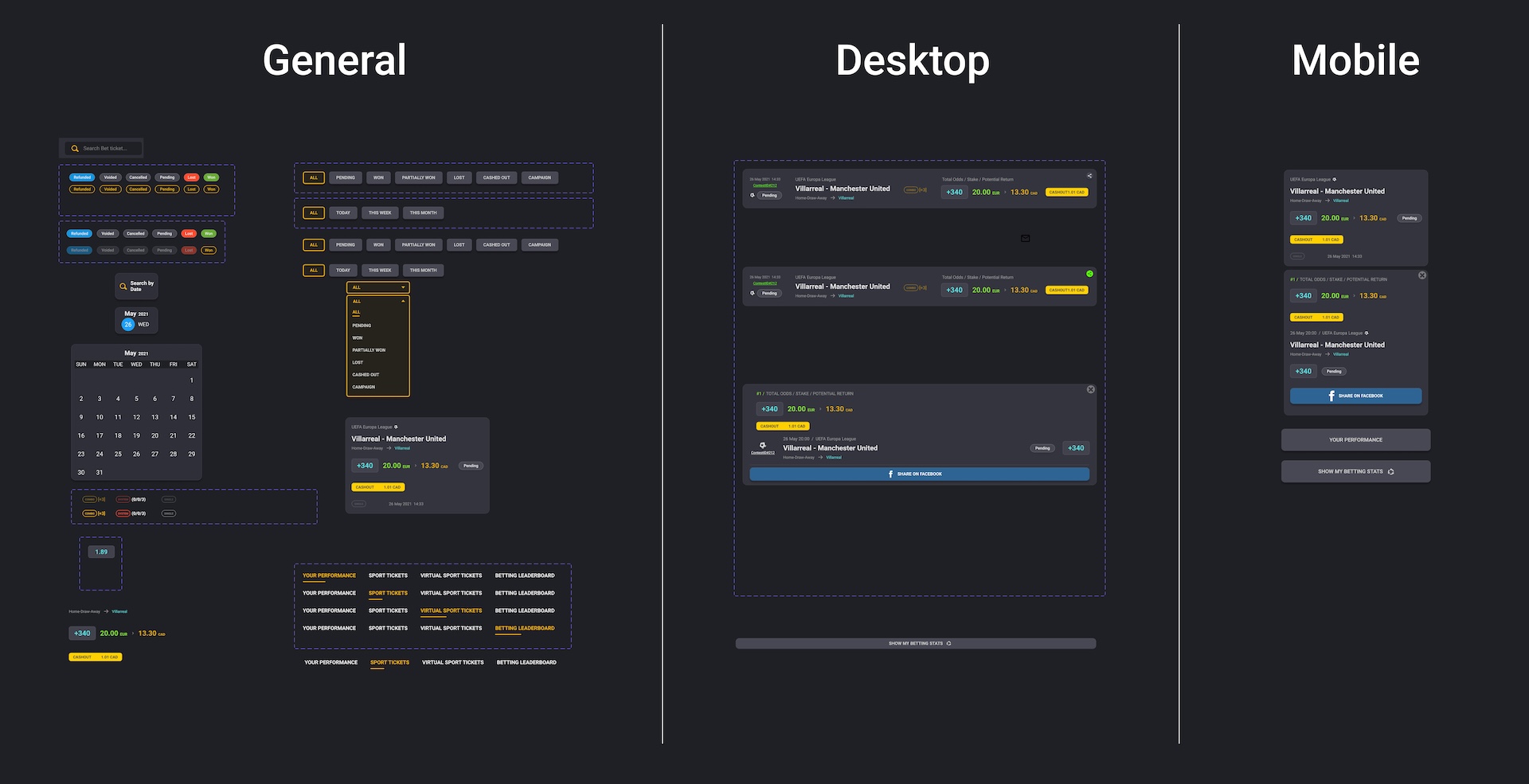 BetHistoryComponents